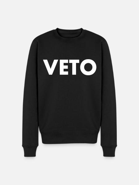 Veto - Men's Premium Organic Jumper - black