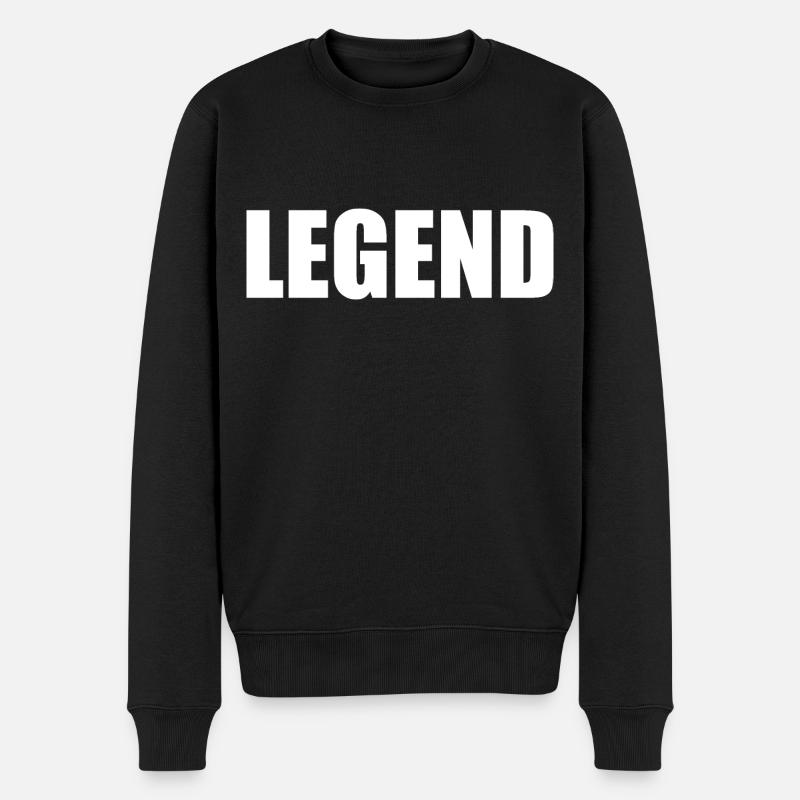 Legend - Pull Premium bio Homme - noir