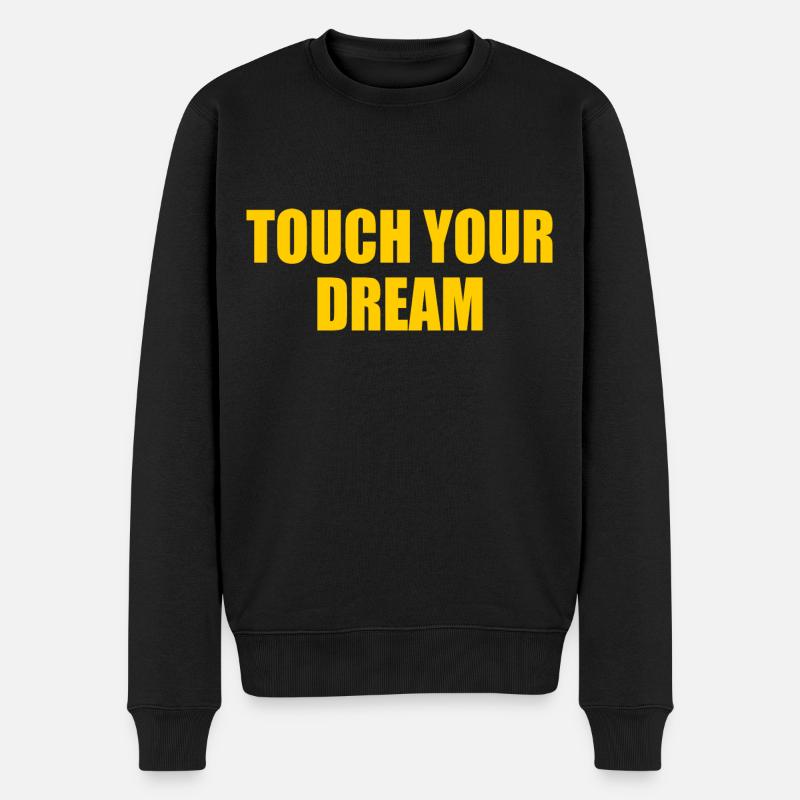touch your dream - Pull Premium bio Homme - noir