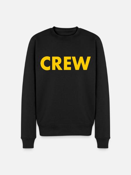 Crew - Men's Premium Organic Jumper - black