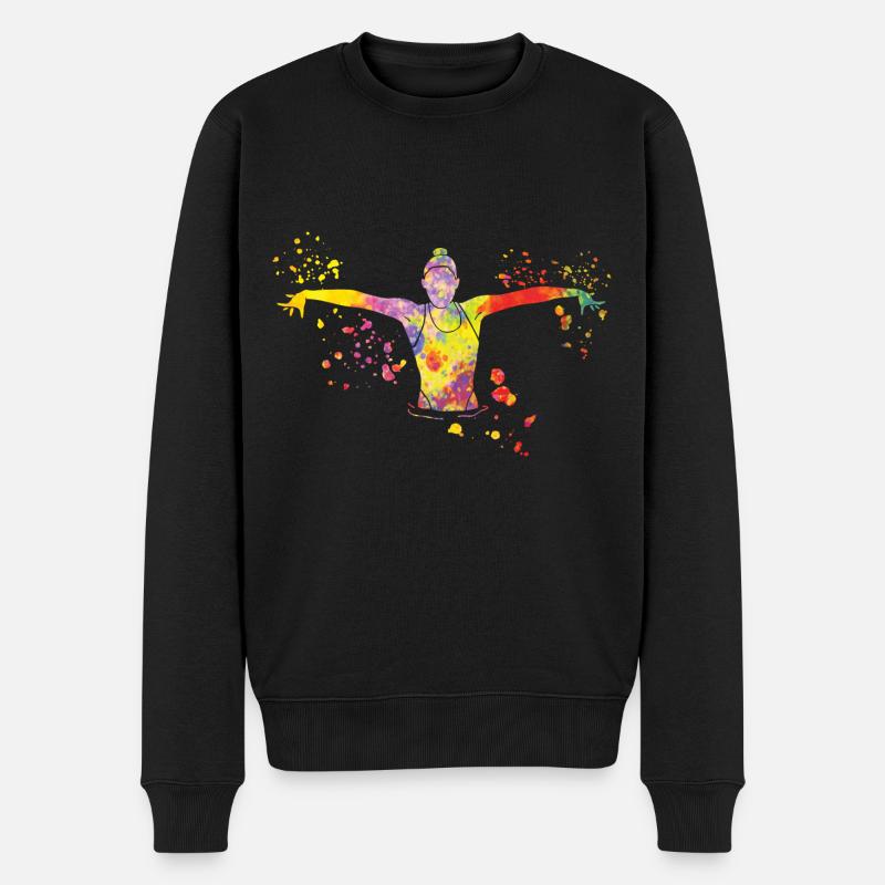 Natation artistique par équipe Natation synchronisée - Pull Premium bio Homme - noir
