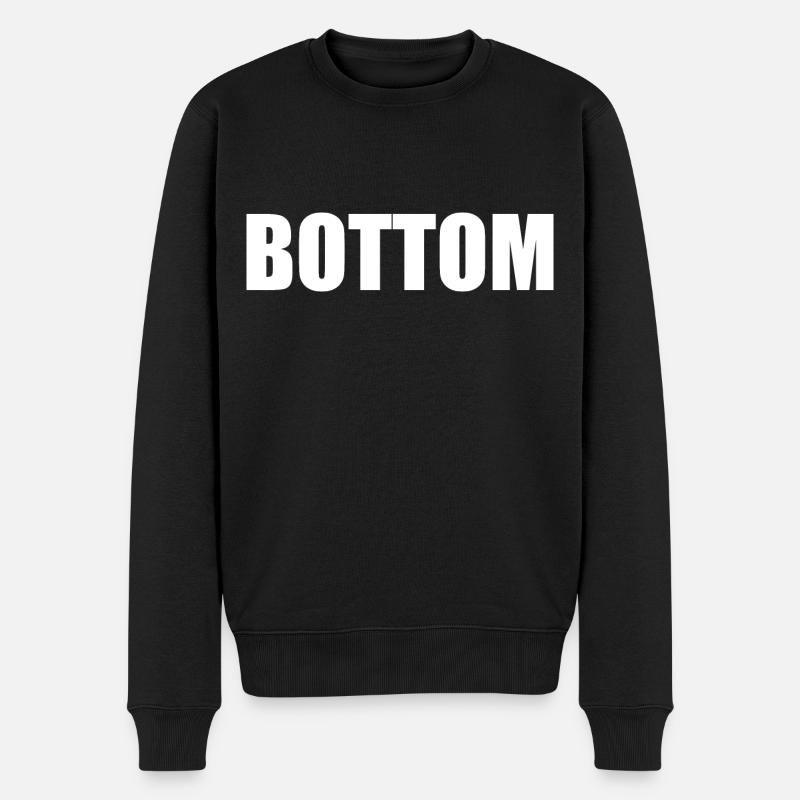 Bottom - Pull Premium bio Homme - noir