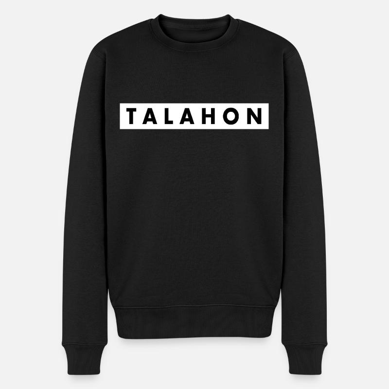 Talahon - Männer Premium Bio Pullover - Schwarz