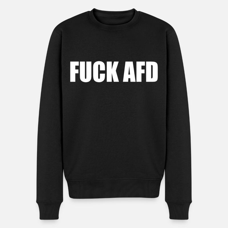 Fuck afd - Pull Premium bio Homme - noir