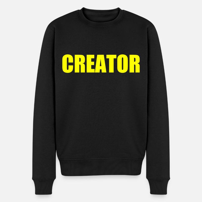 Creator - Pull Premium bio Homme - noir