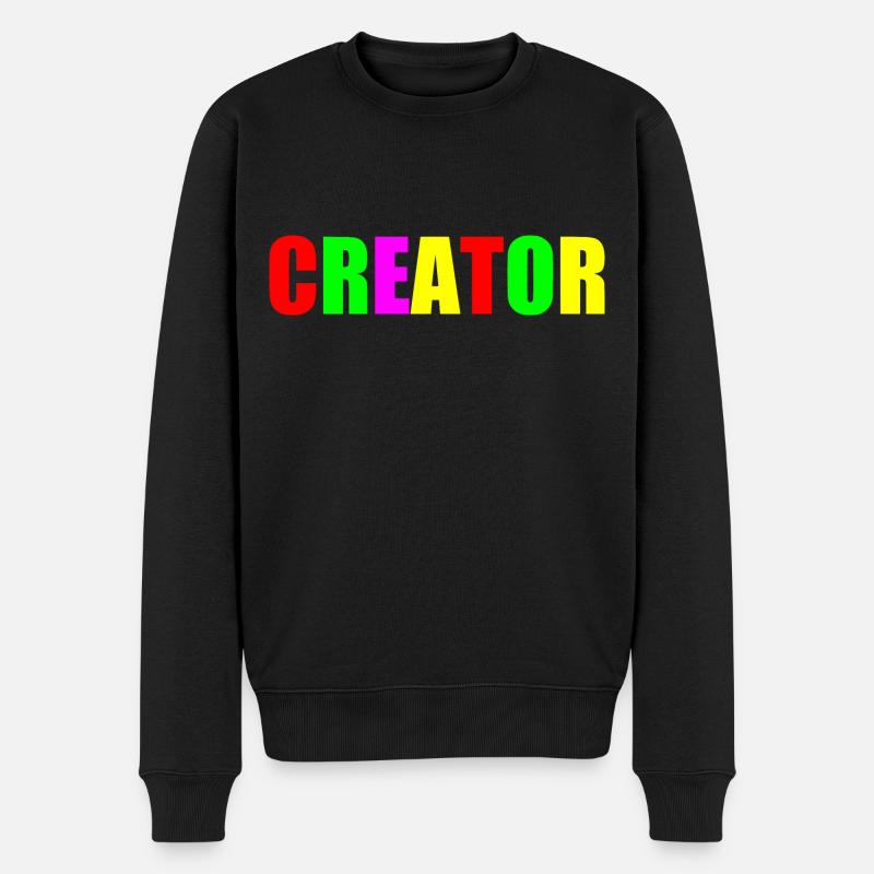 Creator - Pull Premium bio Homme - noir