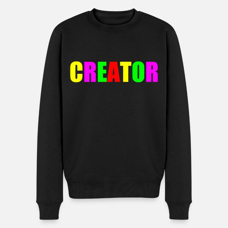 Creator - Pull Premium bio Homme - noir