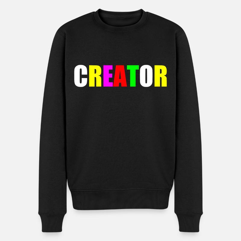 Creator - Pull Premium bio Homme - noir