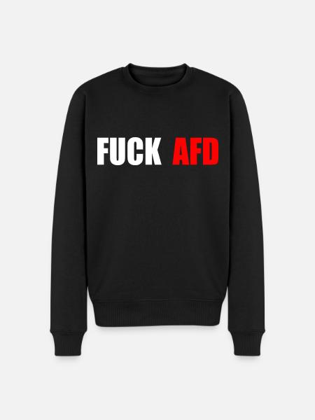 Fuck afd - Men's Premium Organic Jumper - black