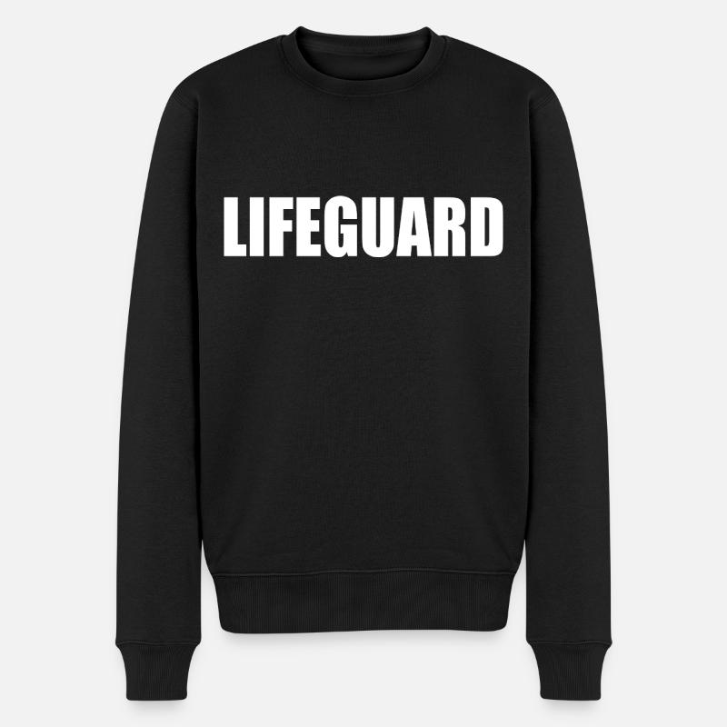 lifeguard - Pull Premium bio Homme - noir