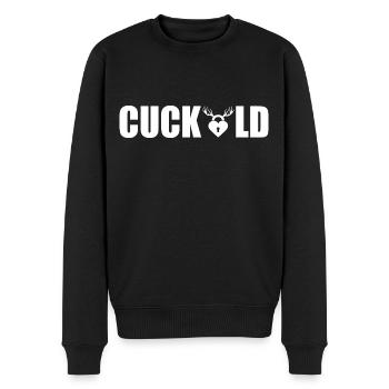 Cuckold - Pull Premium bio Homme - noir - Devant - Nico (187cm)