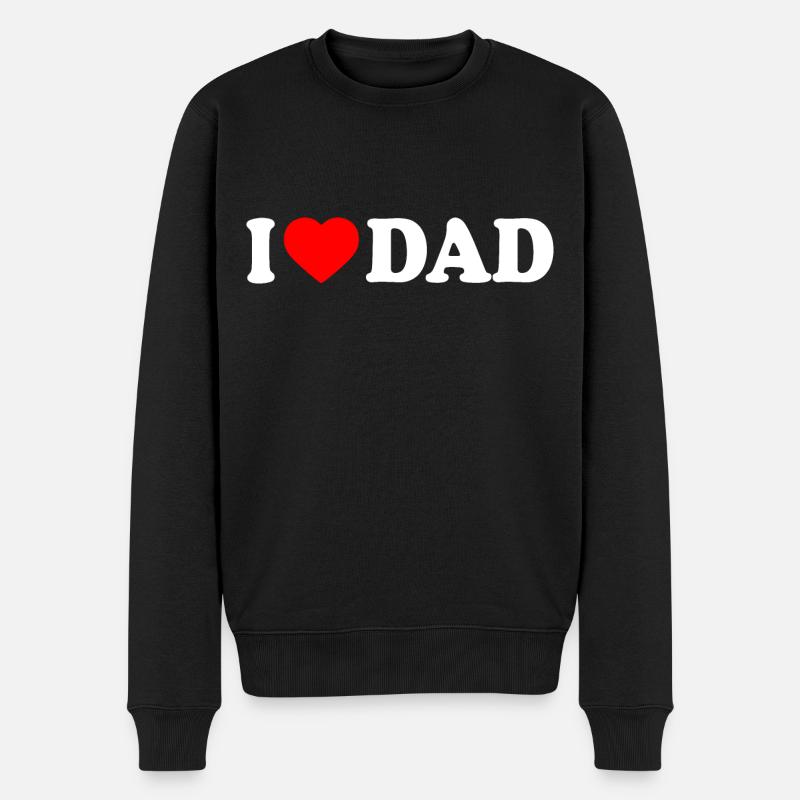 I love dad - Pull Premium bio Homme - noir