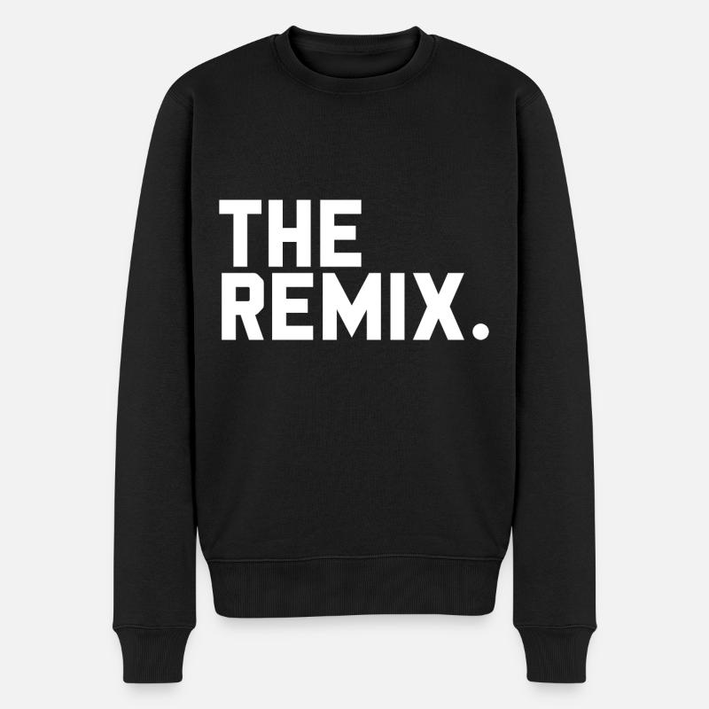 Le Remix - Pull Premium bio Homme - noir