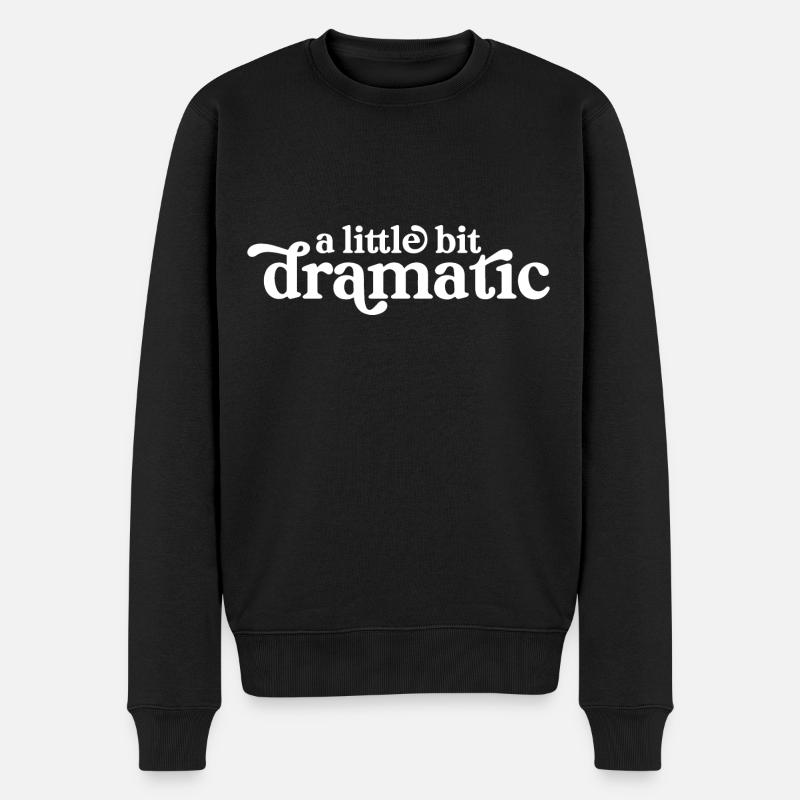 Un peu dramatique - Pull Premium bio Homme - noir