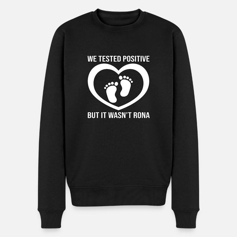 Test positif non Rona Tee - Pull Premium bio Homme - noir