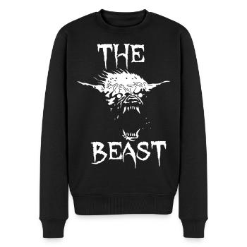 The Beast - Men's Premium Organic Jumper - black - Front - Nico (187cm)