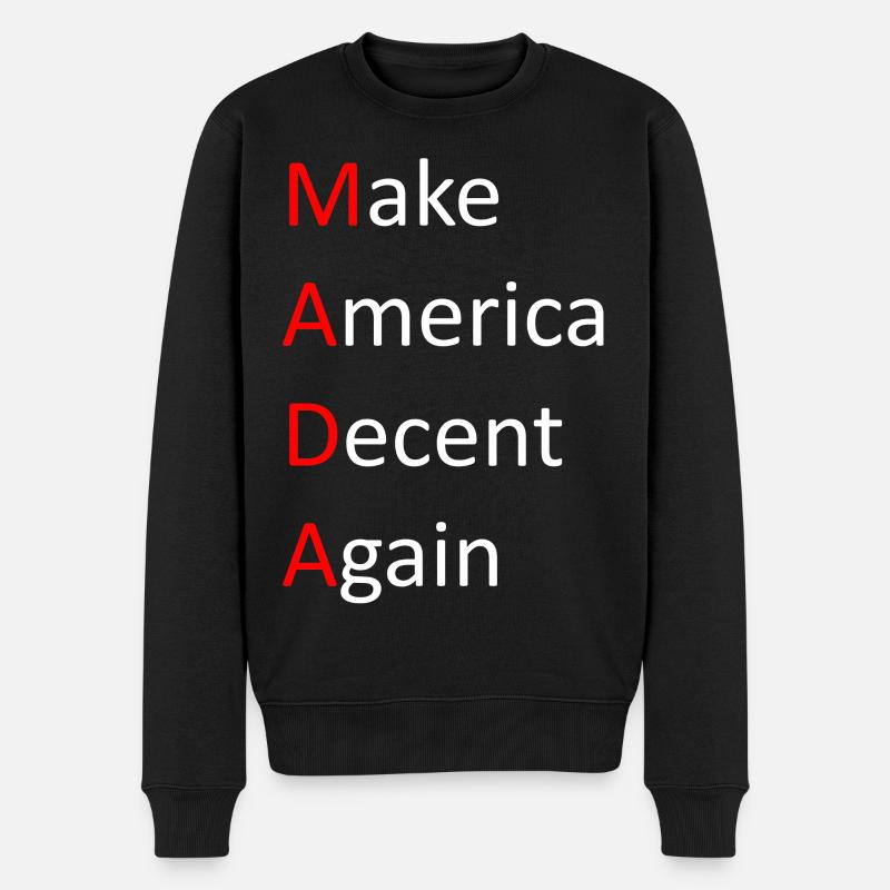 Make_America_Decent_Again - Pull Premium bio Homme - noir
