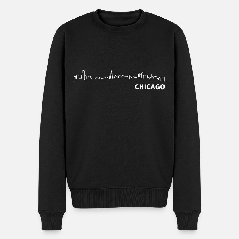 Chicago - Pull Premium bio Homme - noir