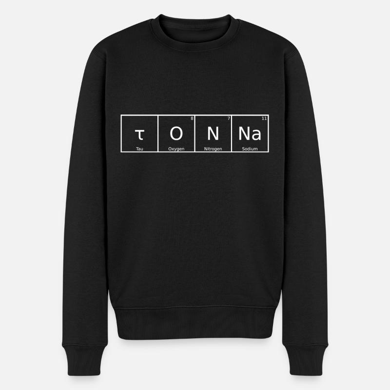 Tonna Nom Prénom Chimie Tableau périodique Éléments - Pull Premium bio Homme - noir