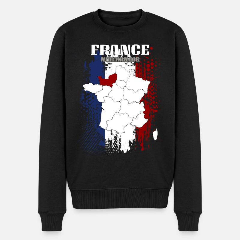 Normandie - Pull Premium bio Homme - noir