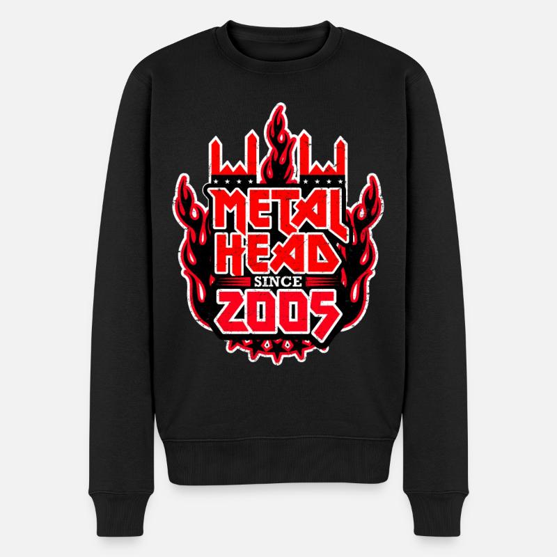 METALHEAD depuis 2005 - Pull Premium bio Homme - noir