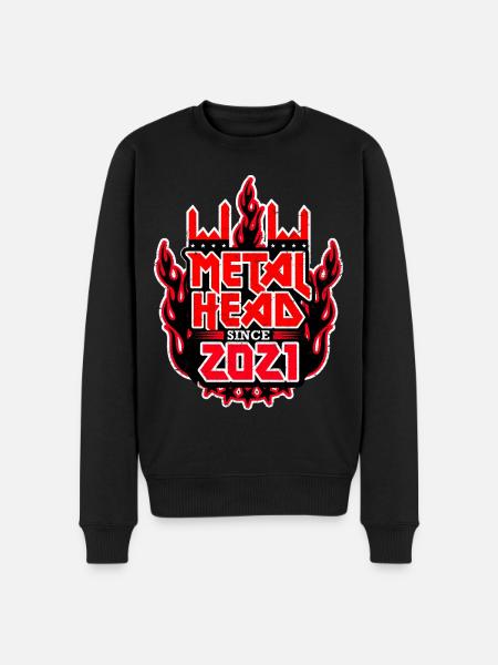 METALHEAD since 2021 - Men's Premium Organic Jumper - black