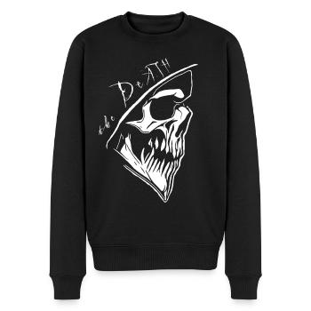 Death - Men's Premium Organic Jumper - black - Front - Nico (187cm)