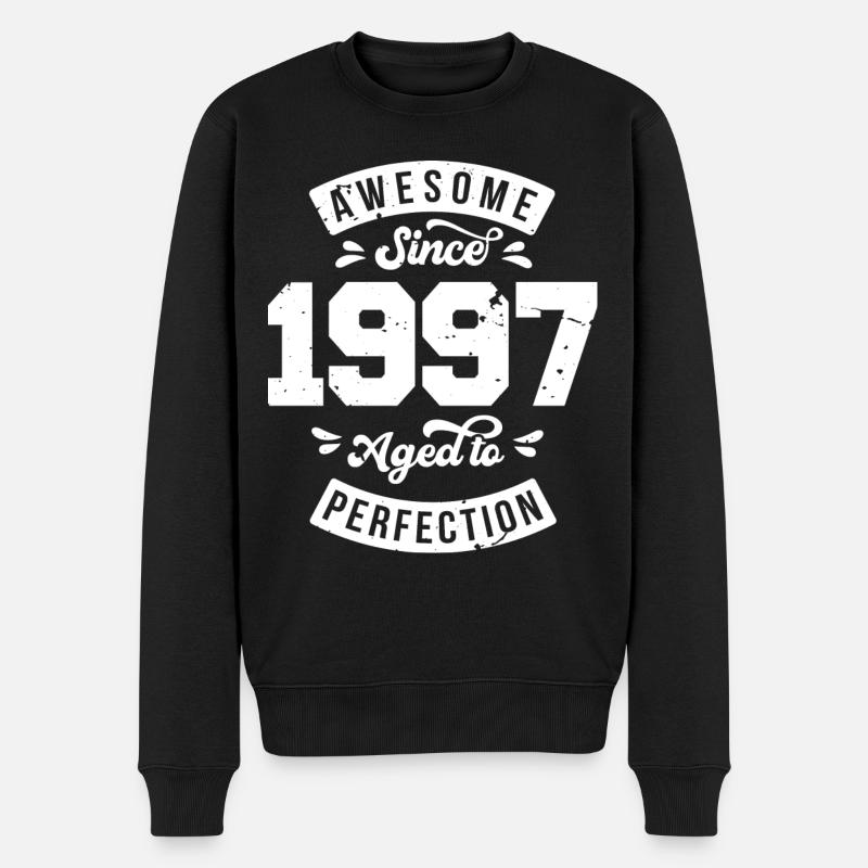 Millésime 1997 anniversaire - rétro 1997 - Pull Premium bio Homme - noir