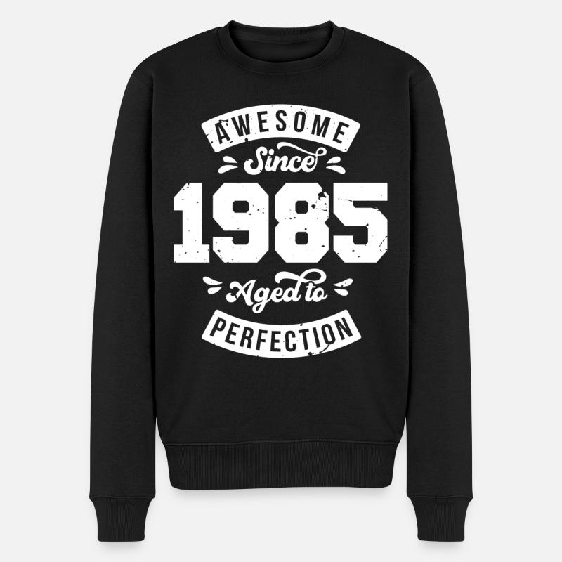 Millésime 1985 anniversaire - rétro 1985 - Pull Premium bio Homme - noir