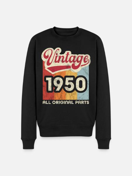 Millésime 1950 - Pull Premium bio Homme - noir