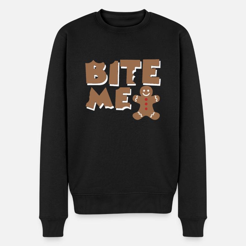 me mordent - Pull Premium bio Homme - noir
