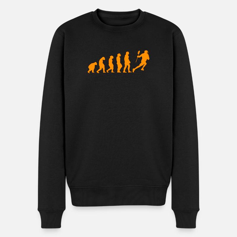 Lacross - Männer Premium Bio Pullover - Schwarz