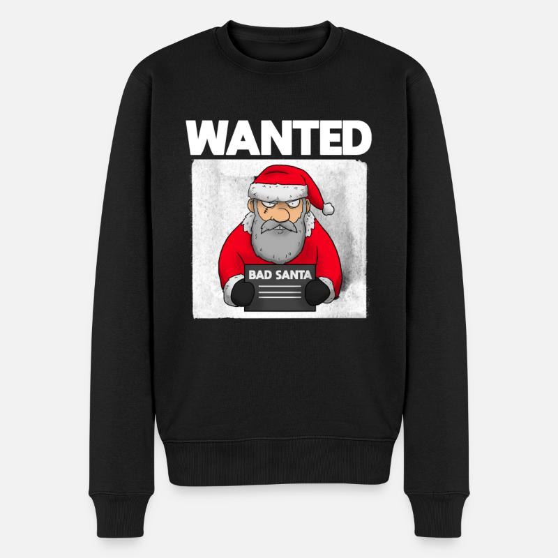 Bad Santa - Pull Premium bio Homme - noir