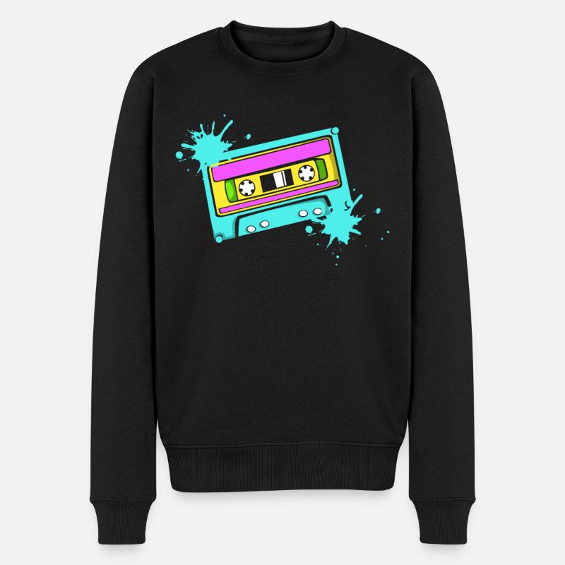 cassette - Pull Premium bio Homme - noir