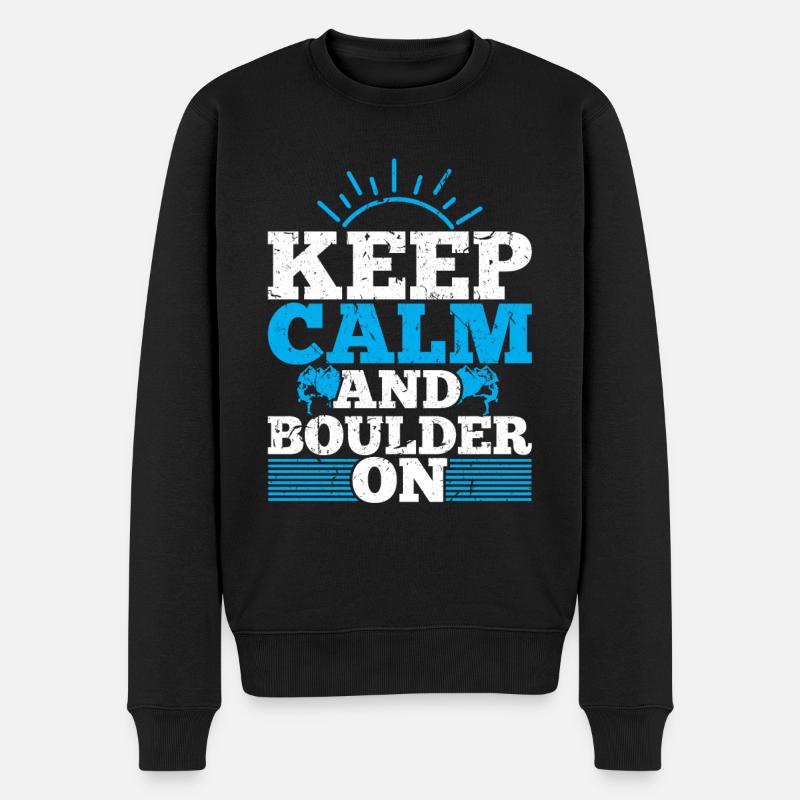 Bouldering - Pull Premium bio Homme - noir