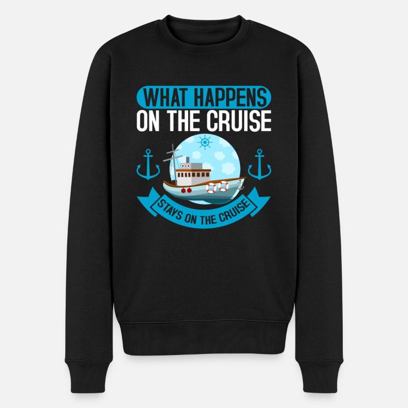 Croisière Croisière Croisière Croisière - Pull Premium bio Homme - noir