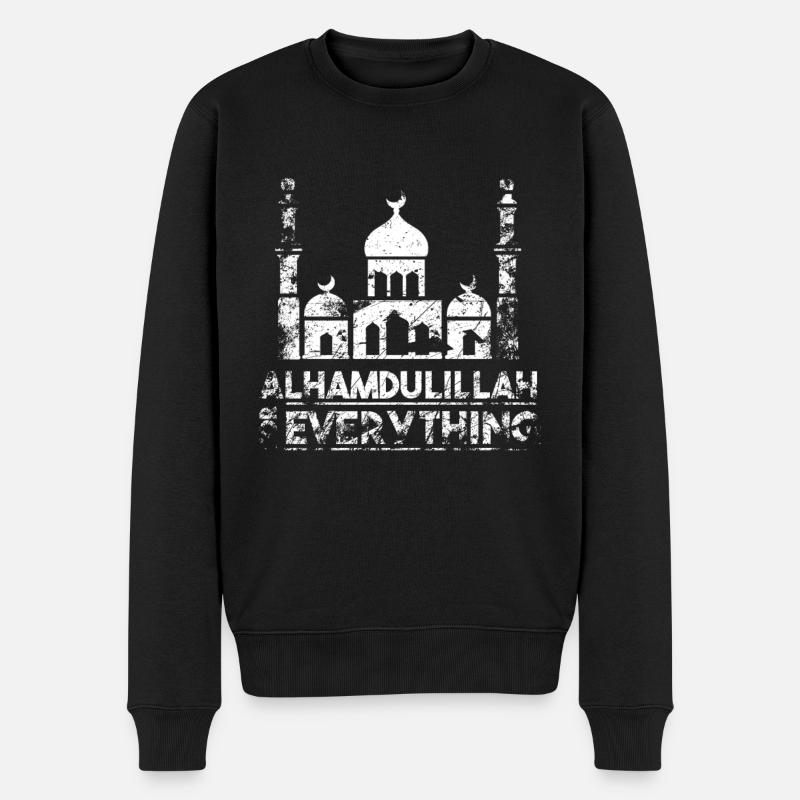 Mosquée Alhamdullah - Pull Premium bio Homme - noir