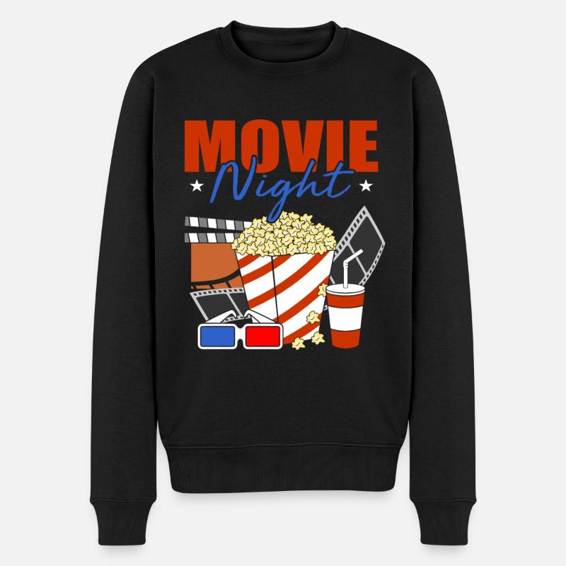 Amateur de cinéma - Pull Premium bio Homme - noir