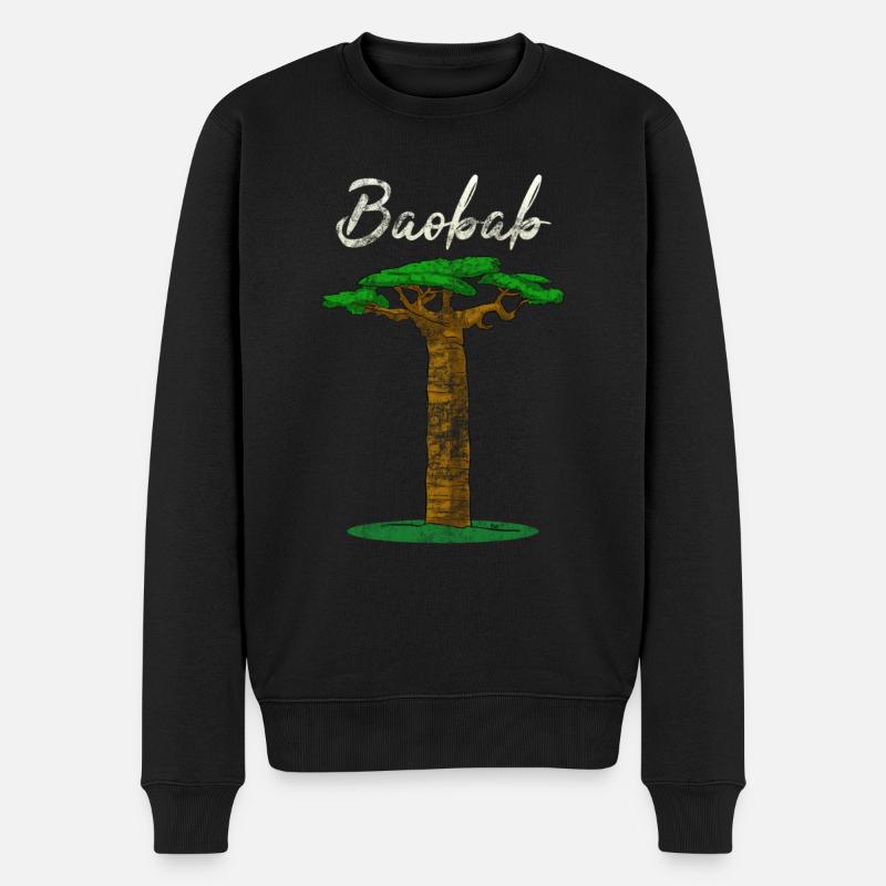 Baobab africain Baobab - Pull Premium bio Homme - noir