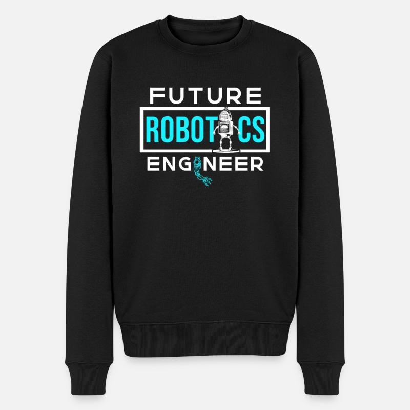Futur ingénieur en robotique - Pull Premium bio Homme - noir
