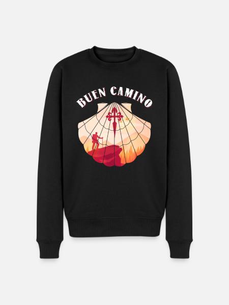 Camino De Santiago Shell Buen Camino Camino Camino De Santiago - Men's Premium Organic Jumper - black