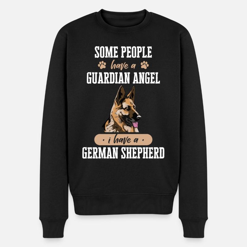 Chien de berger allemand - Pull Premium bio Homme - noir