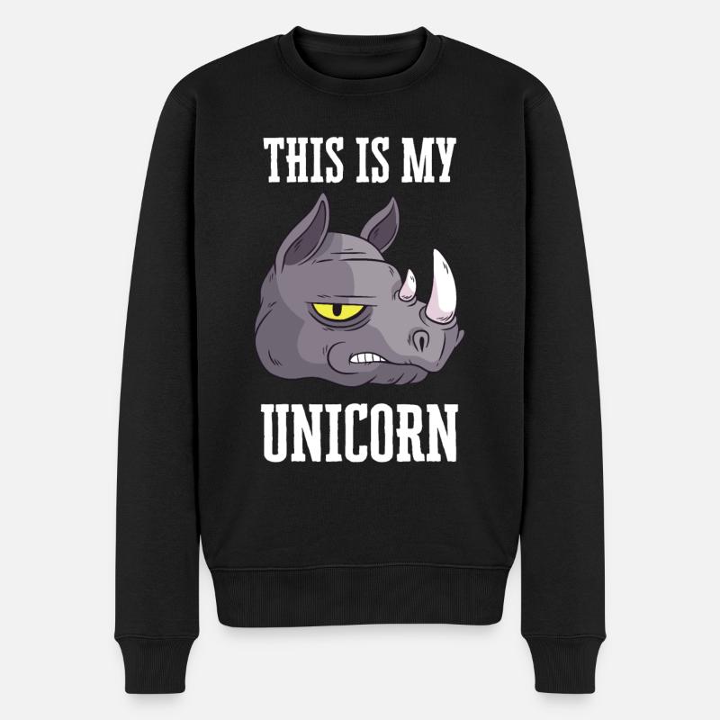 Rhinocéros - Pull Premium bio Homme - noir