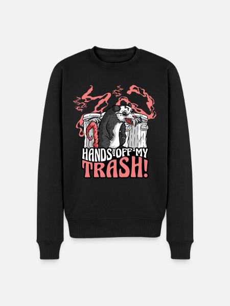Opossum Possum Animal - Men's Premium Organic Jumper - black