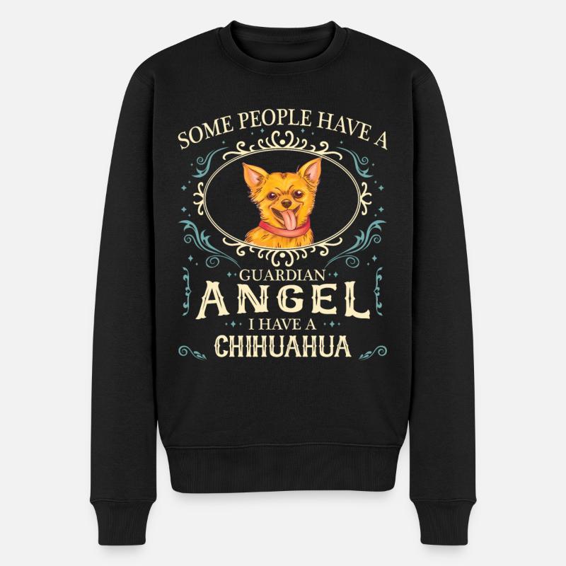 Chihuahua Hund - Männer Premium Bio Pullover - Schwarz