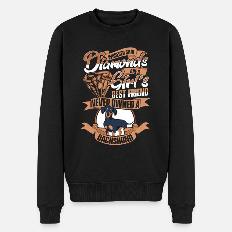 Chien de berger allemand - Pull Premium bio Homme - noir