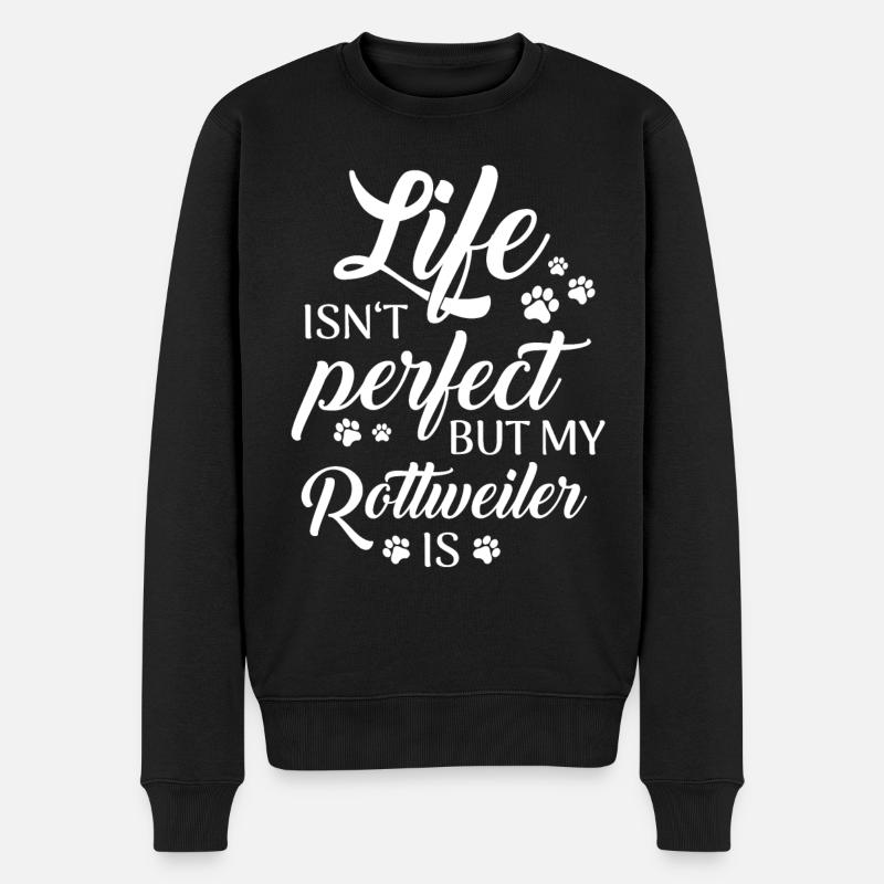 Chien Rottweiler - Pull Premium bio Homme - noir