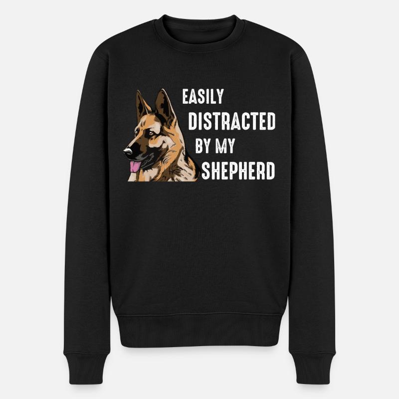 Chien de berger allemand - Pull Premium bio Homme - noir