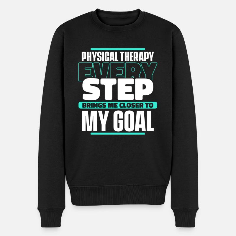 Physiotherapie Therapeut Assistent - Männer Premium Bio Pullover - Schwarz