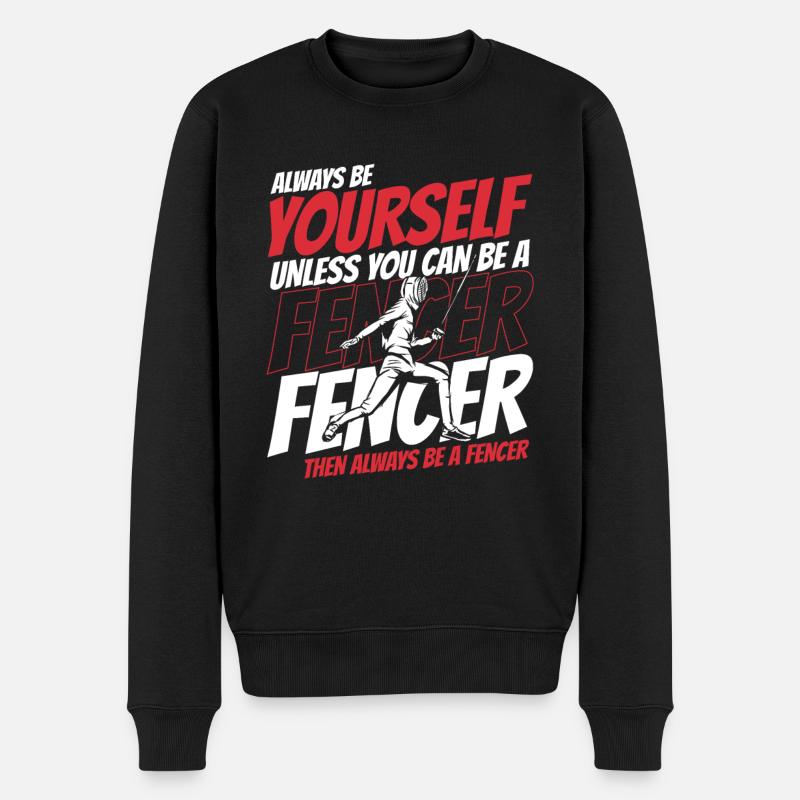 Escrimeur - Pull Premium bio Homme - noir